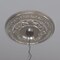 Ekena Millwork Baltimore PVC Ceiling Medallion (Canopies up to 7 3/4"), 22"OD x 3 1/2"ID x 1"P, Bright Coat Chrome CMP22BABCR - alternate 7